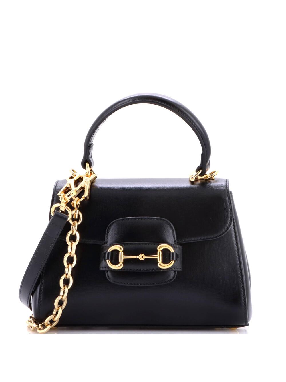 Gucci Horsebit Top Handle Flap Bag #364396G22B